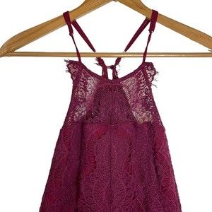 Free People Plum/Raspberry She's Got It Slip Dress Size Large